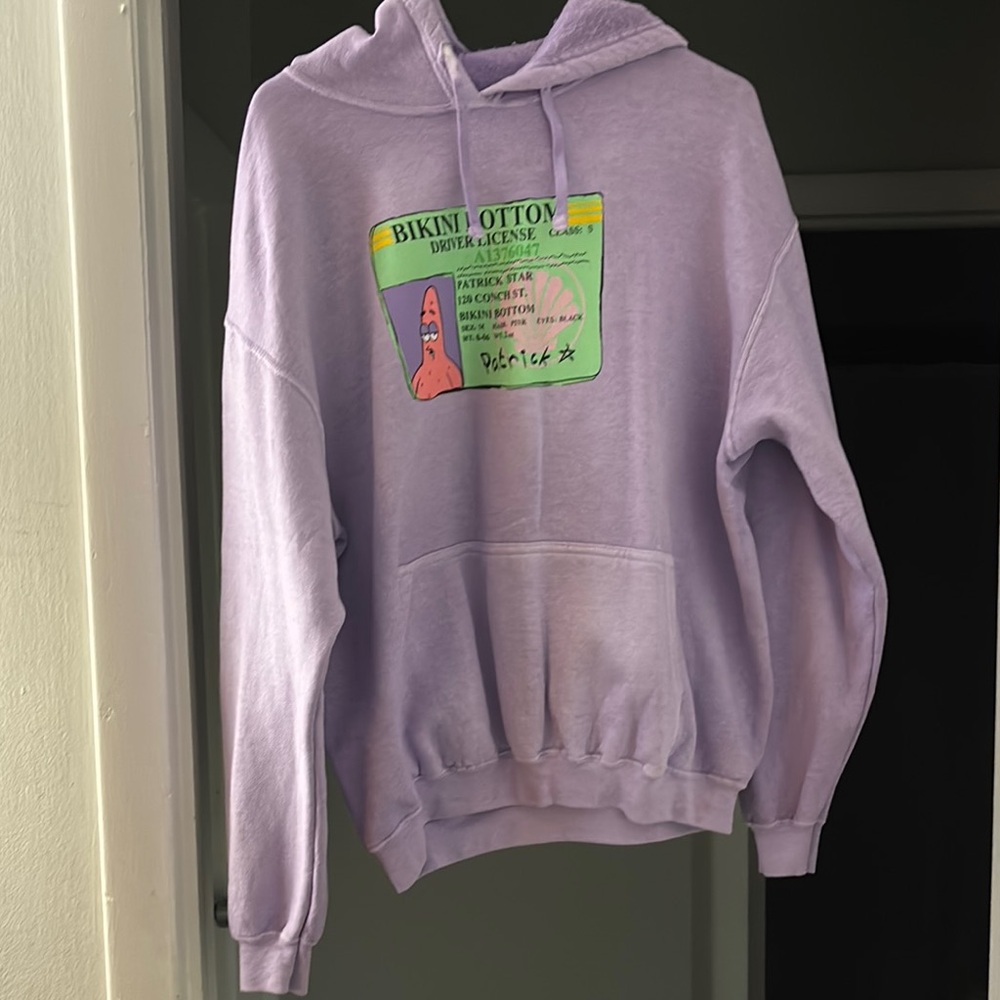 Nickelodeon Lavender Hoodie with Patrick Graphic